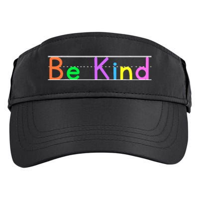 Colorful Be Kind Primary Style Boy Girl Teachers Adult Drive Performance Visor