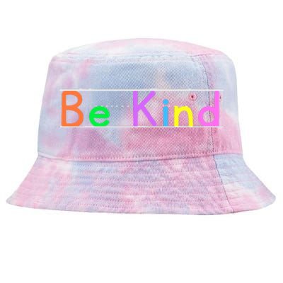 Colorful Be Kind Primary Style Boy Girl Teachers Tie-Dyed Bucket Hat