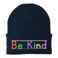 Colorful Be Kind Primary Style Boy Girl Teachers Knit Cap Winter Beanie