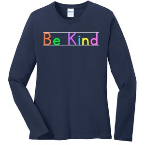 Colorful Be Kind Primary Style Boy Girl Teachers Ladies Long Sleeve Shirt