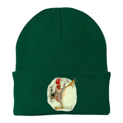 Chicken Beer Karate Kick Cool Chicken Knit Cap Winter Beanie