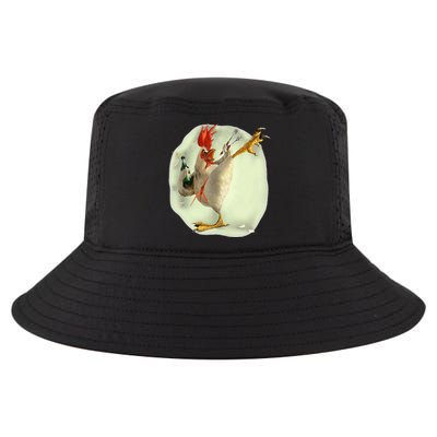 Chicken Beer Karate Kick Cool Chicken Cool Comfort Performance Bucket Hat