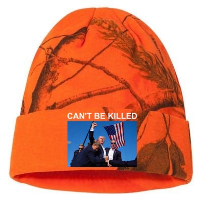 Cant Be Killed Trump Cant Be Killed Kati Licensed 12" Camo Beanie