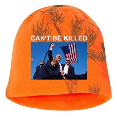 Cant Be Killed Trump Cant Be Killed Kati - Camo Knit Beanie