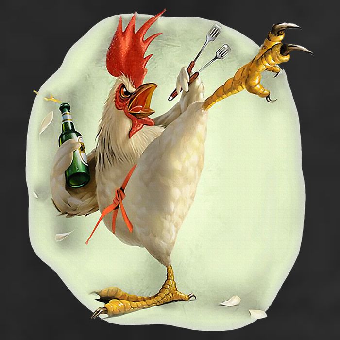 Chicken Beer Karate Kick Cool Chicken 25L Jumbo Tote
