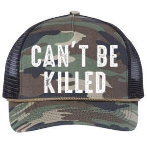 CanT Be Killed Retro Rope Trucker Hat Cap