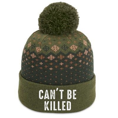 CanT Be Killed The Baniff Cuffed Pom Beanie