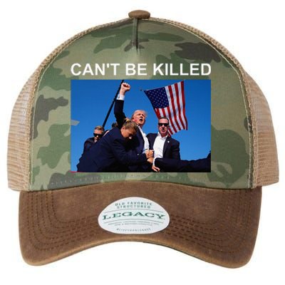 Cant Be Killed Trump Cant Be Killed Legacy Tie Dye Trucker Hat