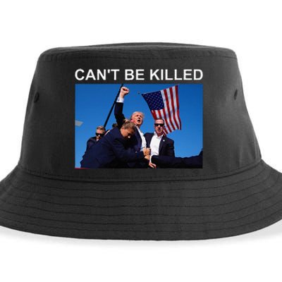 Cant Be Killed Trump Cant Be Killed Sustainable Bucket Hat