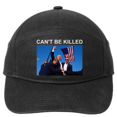 Cant Be Killed Trump Cant Be Killed 7-Panel Snapback Hat