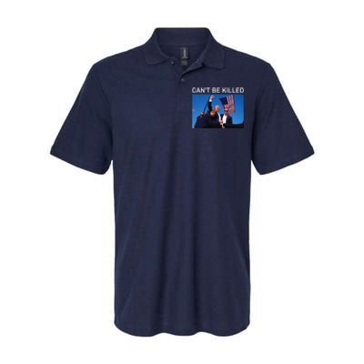 CanT Be Killed Trump  CanT Be Killed Softstyle Adult Sport Polo