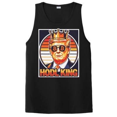 Cute Bitcoin King Trump Crypto Shades Future Of Money PosiCharge Competitor Tank