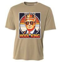 Cute Bitcoin King Trump Crypto Shades Future Of Money Cooling Performance Crew T-Shirt