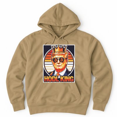 Cute Bitcoin King Trump Crypto Shades Future Of Money Hoodie