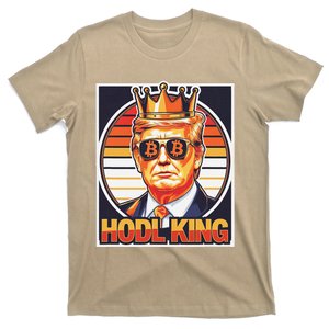 Cute Bitcoin King Trump Crypto Shades Future Of Money T-Shirt