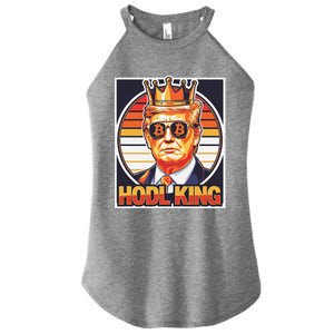 Cute Bitcoin King Trump Crypto Shades Future Of Money Women's Perfect Tri Rocker Tank