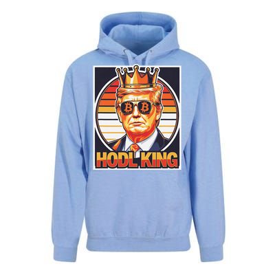 Cute Bitcoin King Trump Crypto Shades Future Of Money Unisex Surf Hoodie