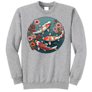 Cherry Blossom Koi Fish Japanese Sweatshirt