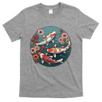 Cherry Blossom Koi Fish Japanese T-Shirt