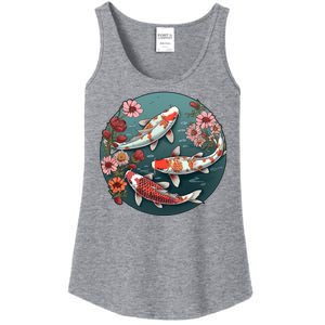 Cherry Blossom Koi Fish Japanese Ladies Essential Tank