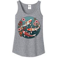 Cherry Blossom Koi Fish Japanese Ladies Essential Tank