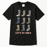 Cowgirl Boot Lets Go Howdy Western Cowgirl Tall T-Shirt