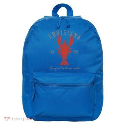 Crawfish Boil Louisiana Laissez Les Bon Temps Rouler Gift 16 in Basic Backpack