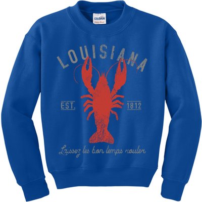 Crawfish Boil Louisiana Laissez Les Bon Temps Rouler Gift Kids Sweatshirt