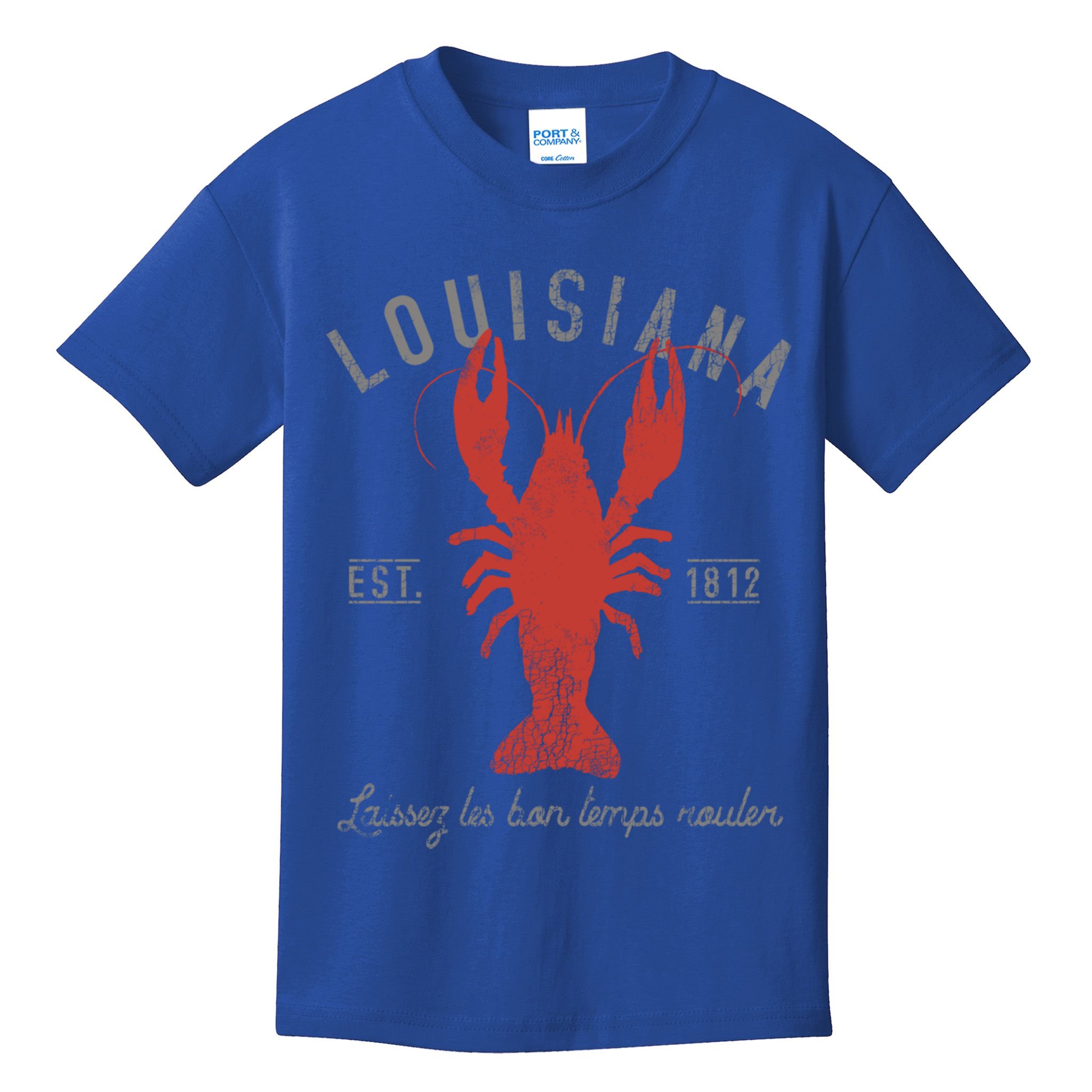 Crawfish Boil Louisiana Laissez Les Bon Temps Rouler Gift Kids T-Shirt