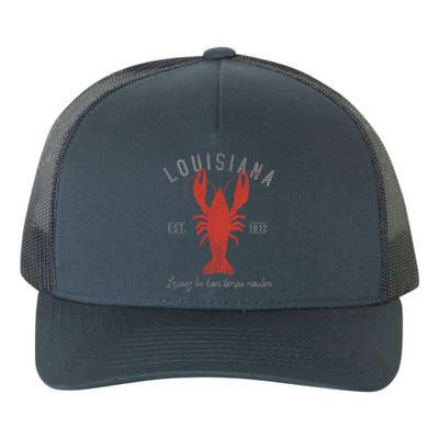 Crawfish Boil Louisiana Laissez Les Bon Temps Rouler Gift Yupoong Adult 5-Panel Trucker Hat