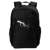 Cat Black Lover Skeleton Hand Boop Funny Halloween Daily Commute Backpack