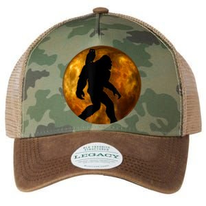 Cool Bigfoot Lovers Design With Full Moon Bigfoot Legacy Tie Dye Trucker Hat