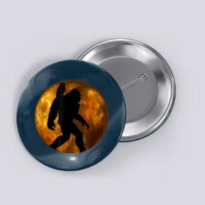 Cool Bigfoot Lovers Design With Full Moon Bigfoot Button