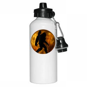 Cool Bigfoot Lovers Design With Full Moon Bigfoot Aluminum Water Bottle