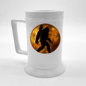 Cool Bigfoot Lovers Design With Full Moon Bigfoot Beer Stein