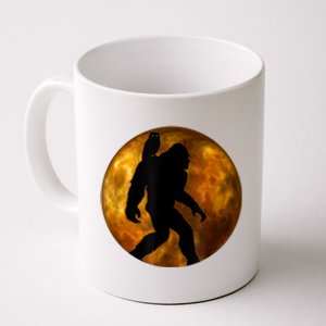 Cool Bigfoot Lovers Design With Full Moon Bigfoot Coffee Mug