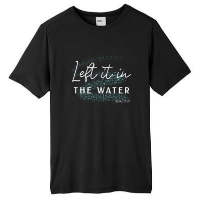 Christian Baptism  Left It In The Water Matthew2819 Tall Fusion ChromaSoft Performance T-Shirt