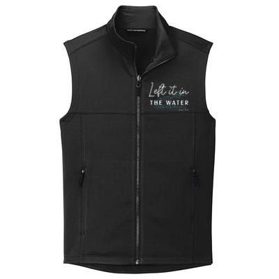 Christian Baptism  Left It In The Water Matthew2819 Collective Smooth Fleece Vest