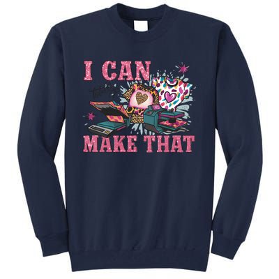 Crafty Boss Lady I Can Totally Make That Sublimation Tall Sweatshirt