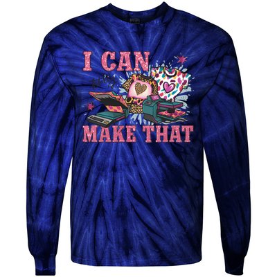 Crafty Boss Lady I Can Totally Make That Sublimation Tie-Dye Long Sleeve Shirt