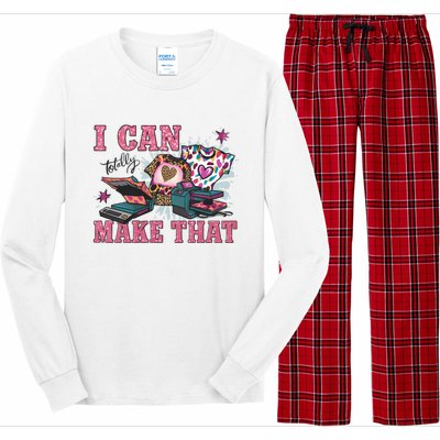 Crafty Boss Lady I Can Totally Make That Sublimation Long Sleeve Pajama Set