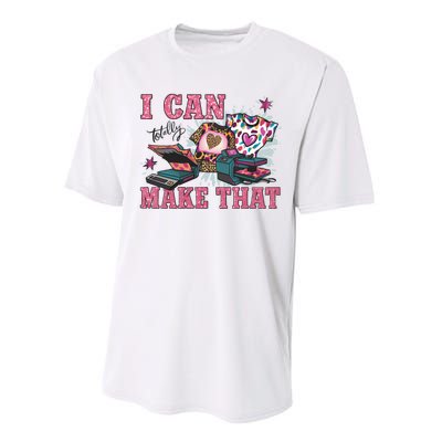 Crafty Boss Lady I Can Totally Make That Sublimation Performance Sprint T-Shirt