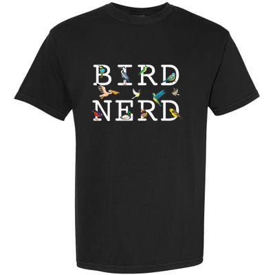 Cool Bird Lover Birdwatching Present Birdwatcher Birder Garment-Dyed Heavyweight T-Shirt