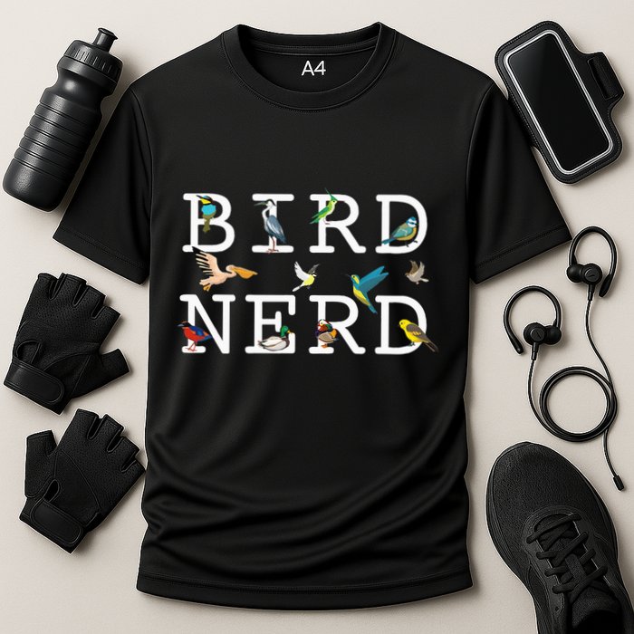 Cool Bird Lover Birdwatching Present Birdwatcher Birder Performance Shirt