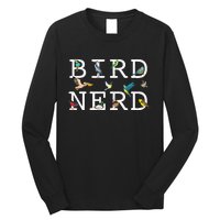 Cool Bird Lover Birdwatching Present Birdwatcher Birder Long Sleeve Shirt