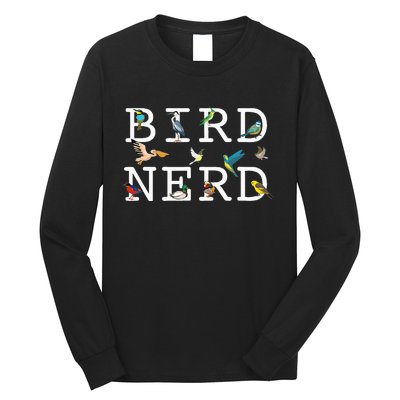 Cool Bird Lover Birdwatching Present Birdwatcher Birder Long Sleeve Shirt