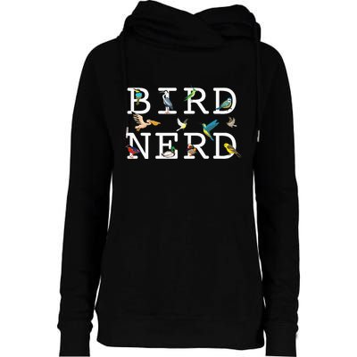 Cool Bird Lover Birdwatching Present Birdwatcher Birder Womens Funnel Neck Pullover Hood