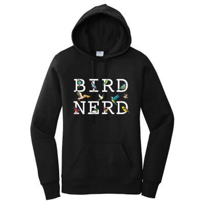 Cool Bird Lover Birdwatching Present Birdwatcher Birder Women's Pullover Hoodie