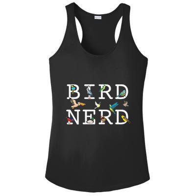 Cool Bird Lover Birdwatching Present Birdwatcher Birder Ladies PosiCharge Competitor Racerback Tank