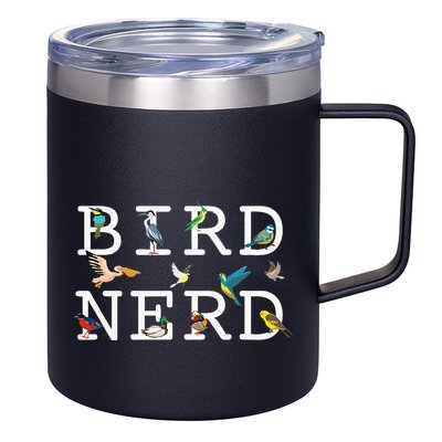 Cool Bird Lover Birdwatching Present Birdwatcher Birder 12oz Stainless Steel Coffee Mug
